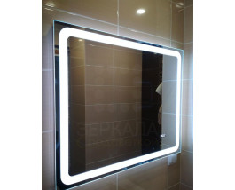 Зеркало для ванной комнаты с LED подсветкой Равенна 120х60 см